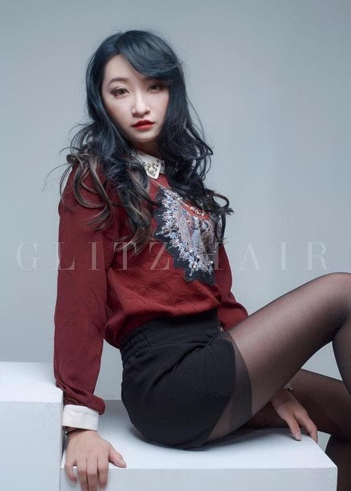 女生長髮、霧面、浪漫大卷