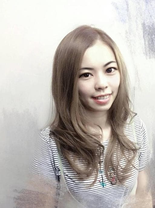 女生長髮、染髮、霧面