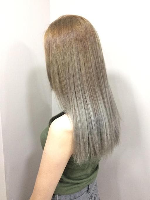 裙擺挑染、特殊色、女生長髮