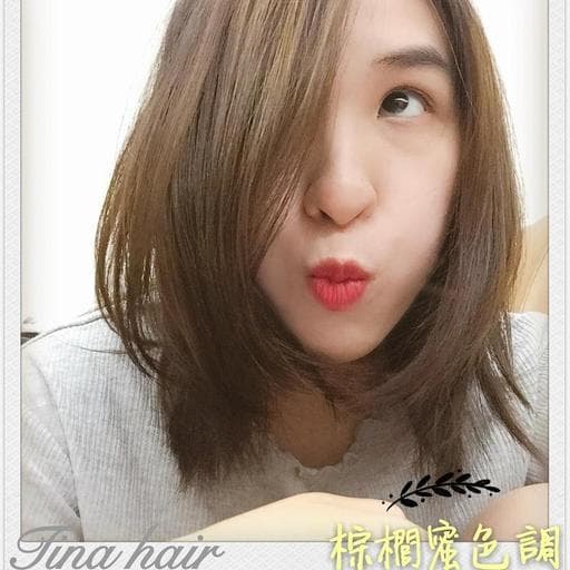女生長髮、質感、棕色系