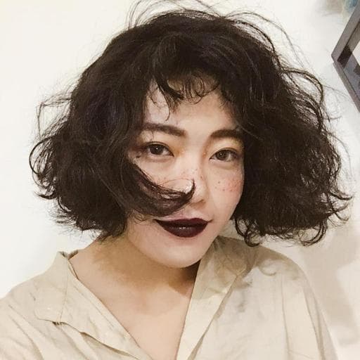 浪漫大卷、女生短髮、嬉皮卷