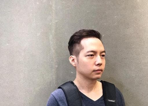 男士漸層推、男生短髮、油頭