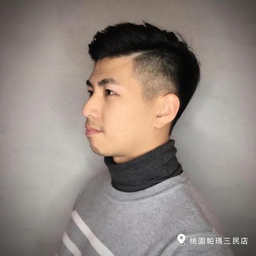 男士漸層推、男生短髮、男士剪裁