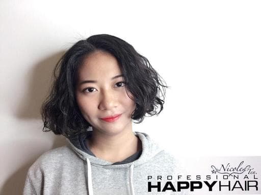 女生短髮、女神系捲髮、短捲髮