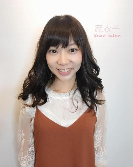 手撥卷、浪漫大卷、女生中長髮