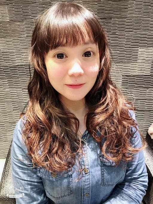 手撥卷、浪漫大卷、女生長髮