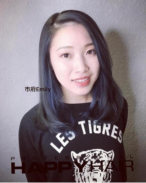 霧面、特殊色、女生染髮