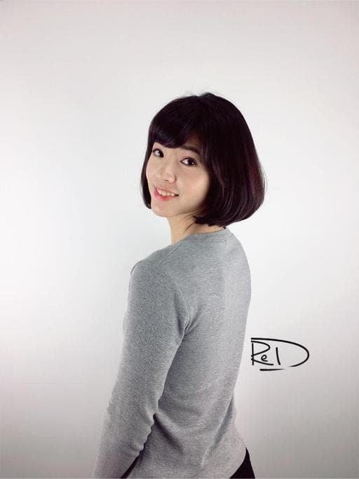 女生短髮、鮑伯頭、棕色系