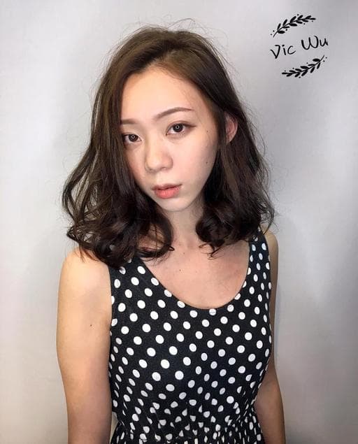 棕色系、浪漫大卷、女生長髮
