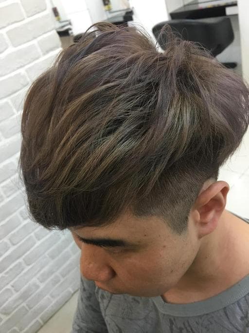 男生染髮、蓬鬆感、特殊色