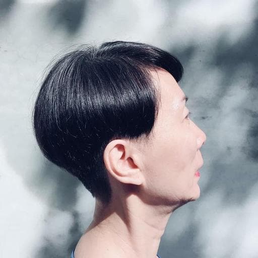 染髮、女生短髮、鮑伯頭