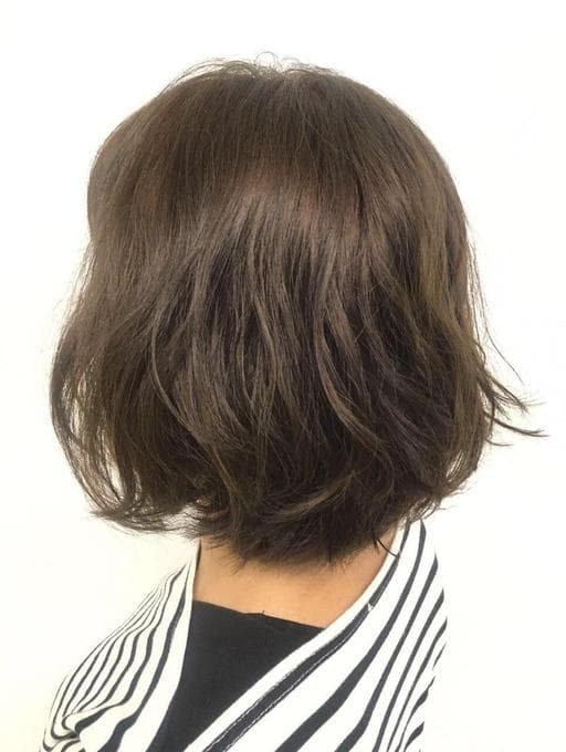 女生短卷髮-(耳下肩上)、霧面、女生短髮