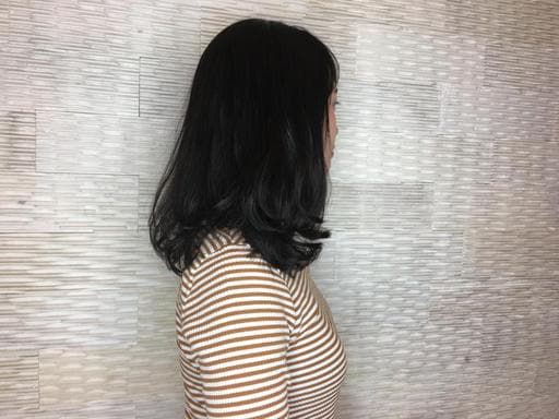 女生中長髮、蓬鬆感、燙髮