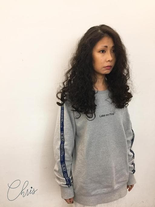 嬉皮卷、女生長髮、蓬鬆感