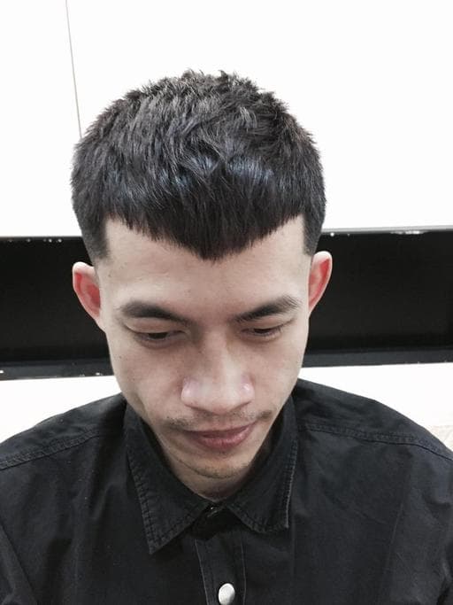 美式漸層、美式短髮、男生短髮