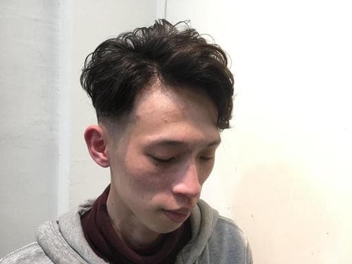 男生燙髮、男士漸層推、韓系捲度