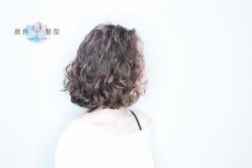 女生短髮、空氣感卷髮、蓬鬆感