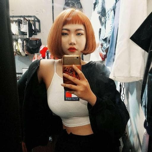 鮑伯頭、女生眉上瀏海、街頭酷妹風