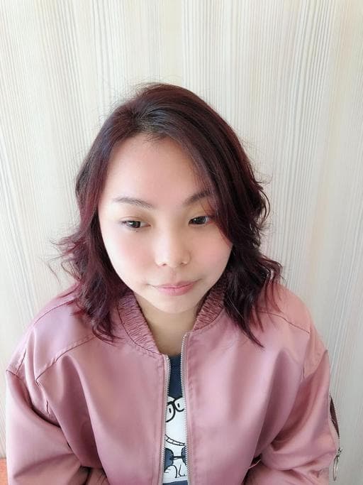 女生短卷髮-(耳下肩上)、高雄剪髮、新堀江髮廊