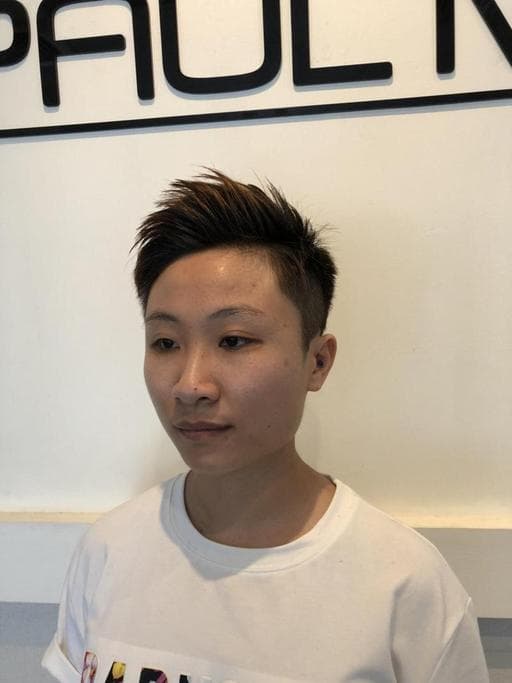 米可設計、男孩風女生短髮、屏東剪髮