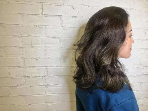 棕色系、女生中長髮、浪漫大卷