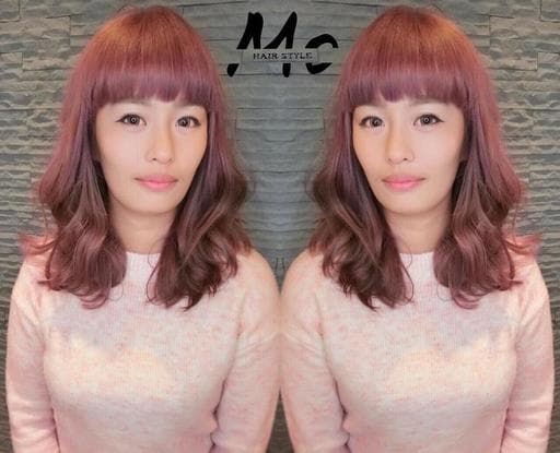 女生染髮、特殊色、電棒造型