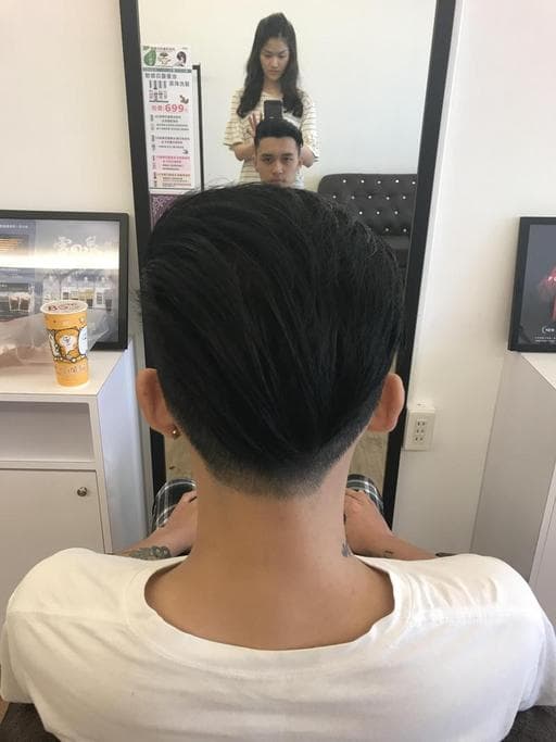 男士漸層推、男生短髮、油頭