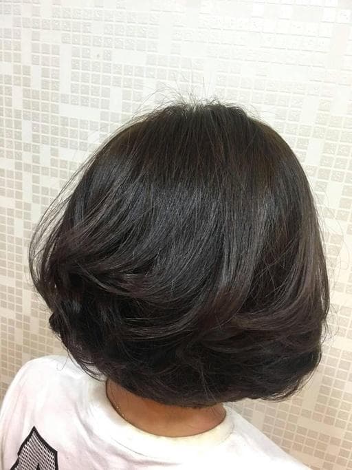 女生短卷髮-(耳下肩上)、女生短髮、女生染髮