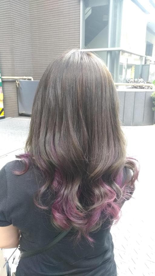 女生燙髮、女生染髮、女生中長髮