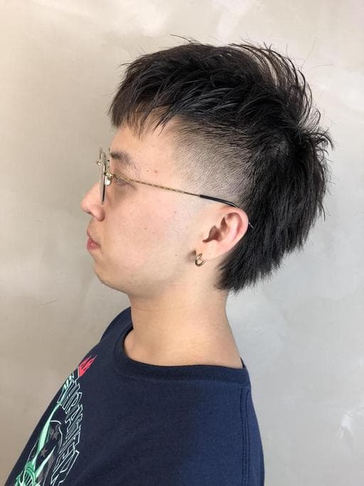 男士漸層推、男生短髮、蓬鬆感