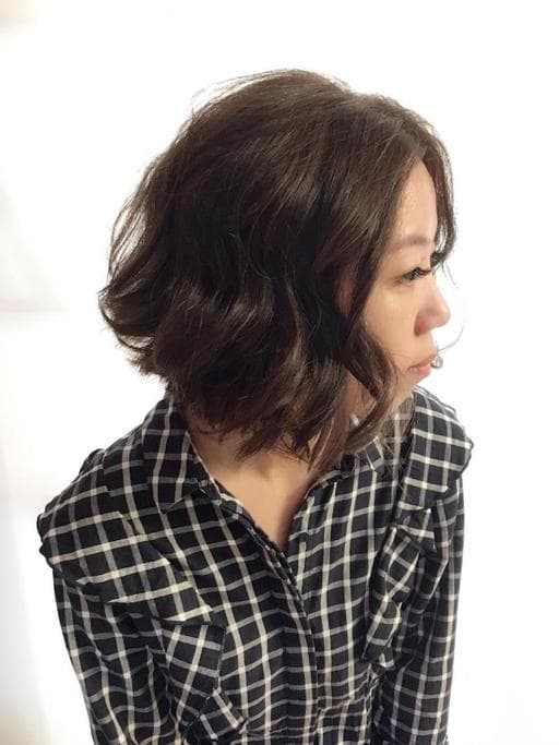 女生短卷髮-(耳下肩上)、女生短髮、桃園剪髮