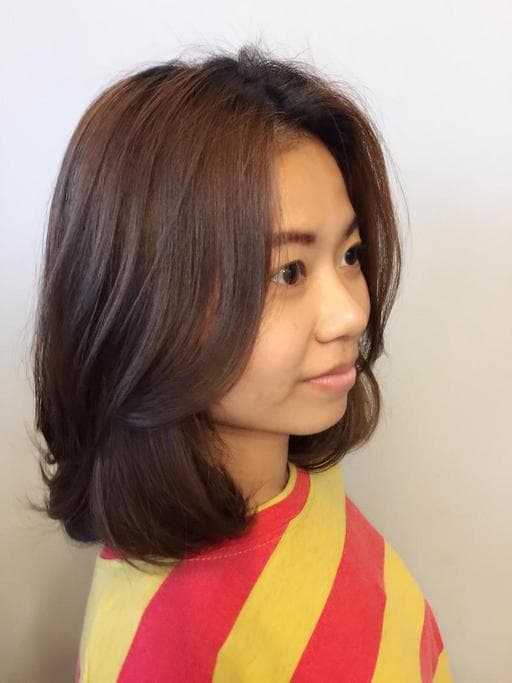 女生中長髮、彰化剪髮