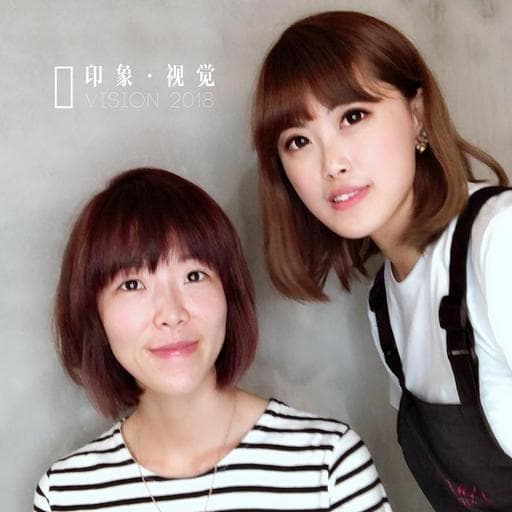 女生短卷髮-(耳下肩上)、女生短髮、女生染髮