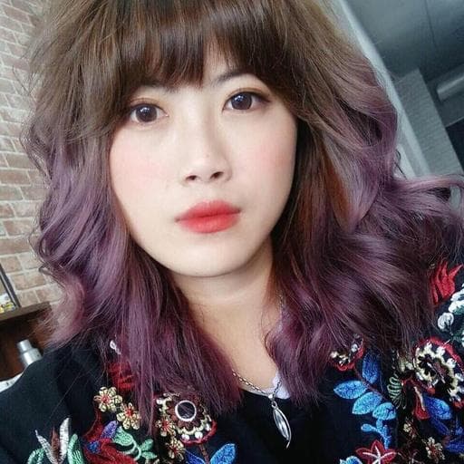 獨角獸髮色、女生染髮、台南剪髮