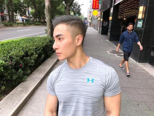 男生染髮、男士漸層推、紫外光髮色