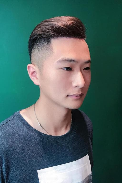 男生染髮、男士漸層推、質感溫塑