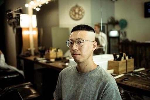 刻髮造型、男生短髮、油頭