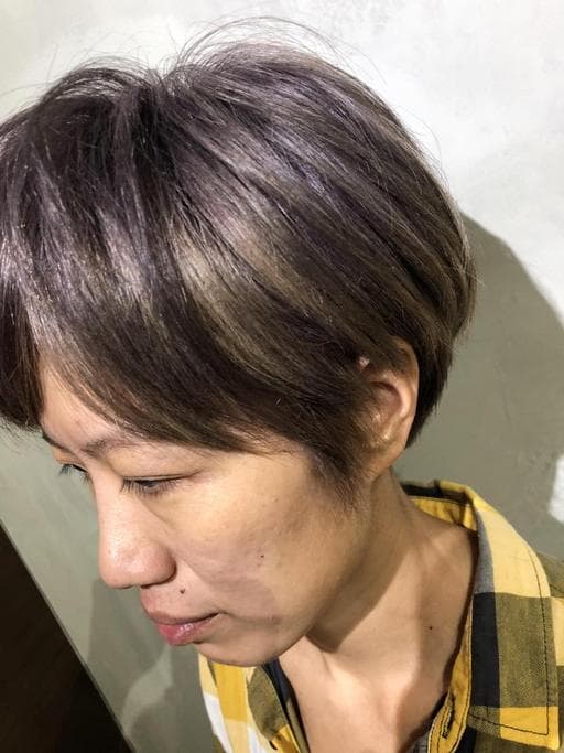 灰色系、高雄剪髮
