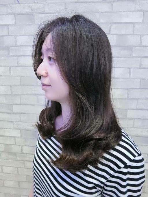 女生中長髮、浪漫大卷、棕色系