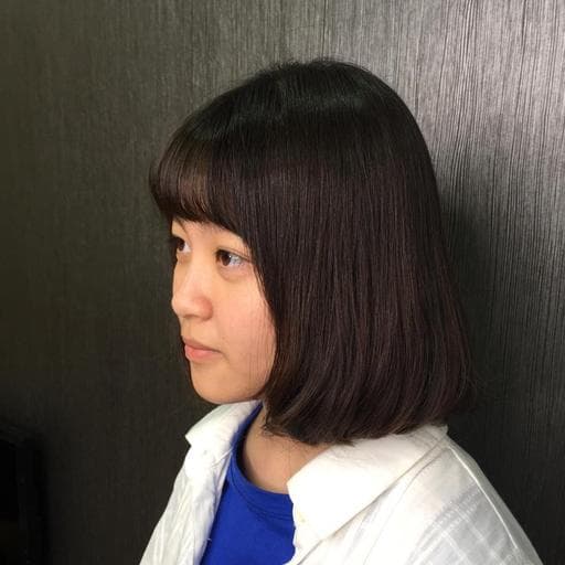 女生短髮、內彎、空氣感卷髮
