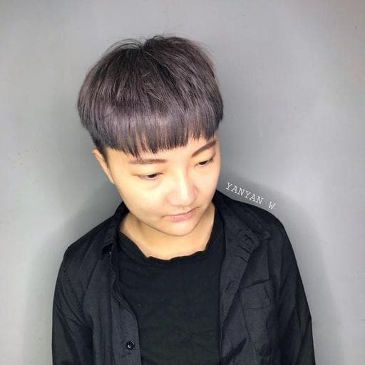 特殊色、灰色系、女生染髮
