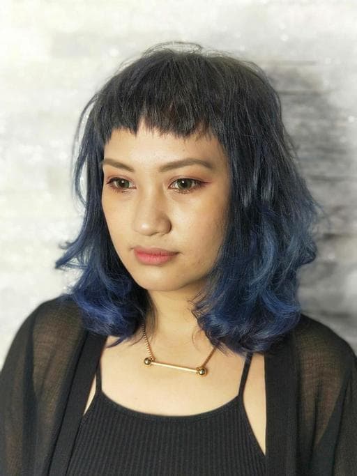 新北剪髮、淡水剪髮、女生眉上瀏海