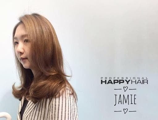 HAPPYHAIR漢口店、女生中長髮