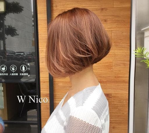 桃園剪髮、清新中短髮-(耳下肩上)、女生短髮