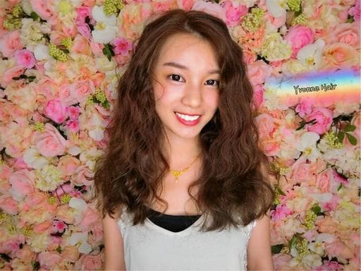 女生長髮、女生染髮、不用漂髮