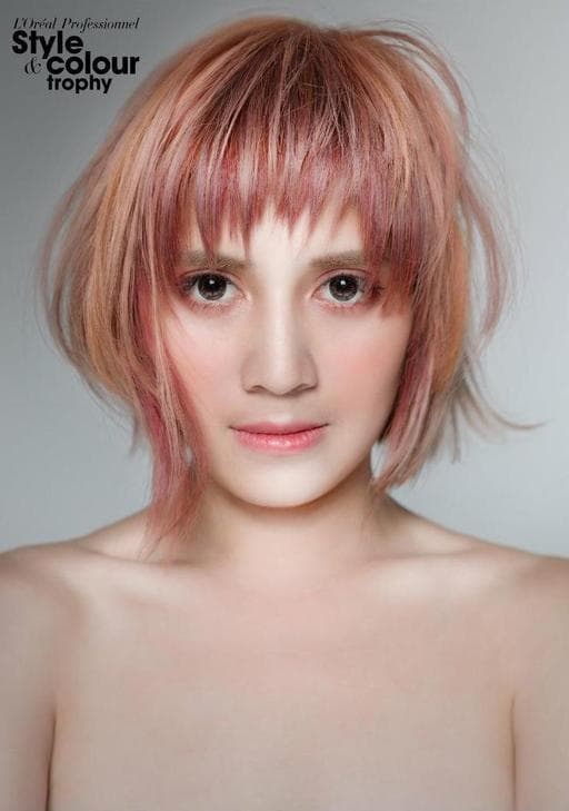女生短髮、短髮女神系、女生染髮