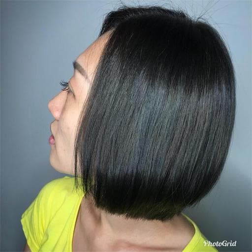 女生短髮、冷色調、女生染髮