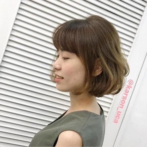 空氣感卷髮、短髮女神系、韓系