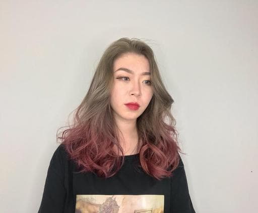 特殊色、漂色、女生長髮