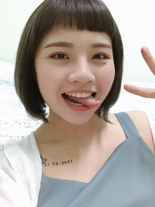 女生短髮、棕色系、台中染髮
